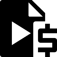 Video File Money Fund Icon from Nova Solid Set