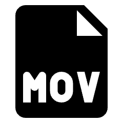 Video File Mov Icon from Nova Solid Set