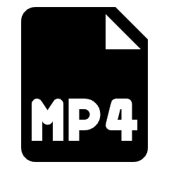 Video File Mp4 Icon from Nova Solid Set