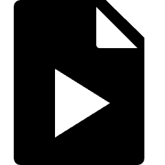 Video File Play Media Icon from Nova Solid Set