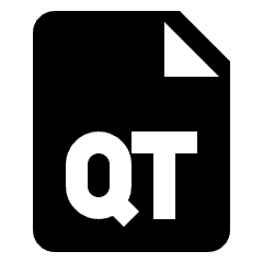 Video File Qt 1 Icon from Nova Solid Set