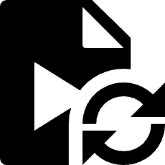 Video File Refresh Icon from Nova Solid Set
