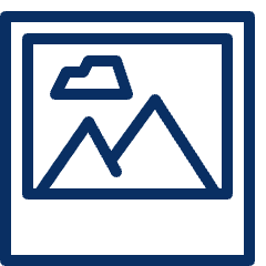 Picture Polaroid 1 Icon from Cyber Line Set