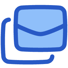 Email All Stacked Icon from Plump Duo Set