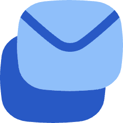 Email All Stacked Icon from Flex Flat Set