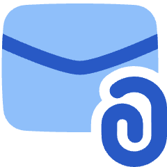 Email Attachment Icon from Plump Flat Set