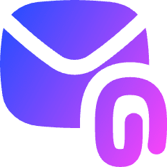 Email Attachment Icon from Flex Gradient Set
