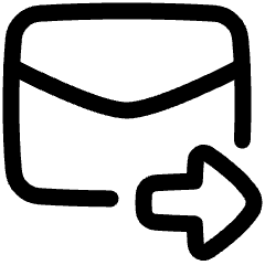 Email Forward Icon from Plump Line Set