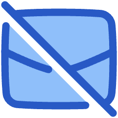 Email Off Disabled Icon from Plump Duo Set