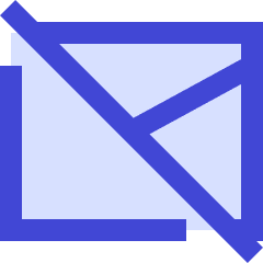 Email Off Disabled Icon from Sharp Duo Set