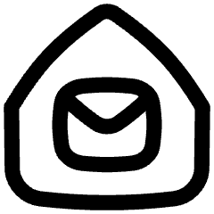 Home Mailing Address Icon from Flex Line Set