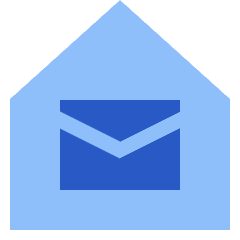 Home Mailing Address Icon from Sharp Flat Set