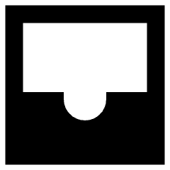Inbox Icon from Sharp Remix Set