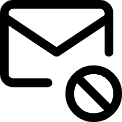 Inbox Block Icon from Core Line Set