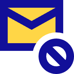Inbox Block Icon from Sharp Pop Set
