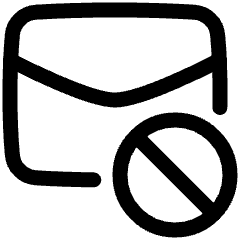 Inbox Block Icon from Plump Line Set
