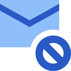 Inbox Block Icon from Sharp Flat Set