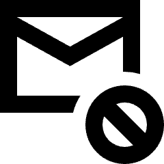 Inbox Block Icon from Sharp Remix Set