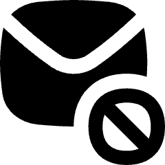 Inbox Block Icon from Flex Solid Set