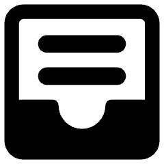 Inbox Content Icon from Core Remix Set