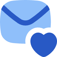 Inbox Favorite Heart Icon from Flex Flat Set