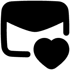 Inbox Favorite Heart Icon from Plump Remix Set