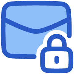 Inbox Lock Icon from Plump Duo Set