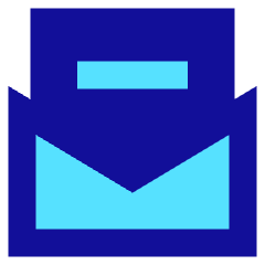 Inbox Open Icon from Sharp Pop Set