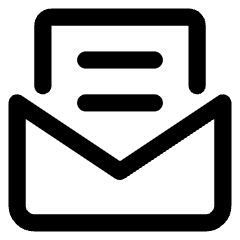 Inbox Open Icon from Core Line Set