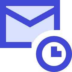 Inbox Schedule Icon from Sharp Duo Set