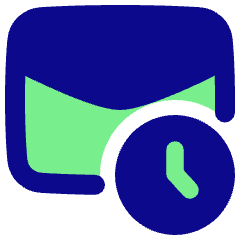 Inbox Schedule Icon from Plump Pop Set