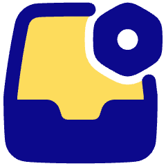 Inbox Setting Bolt Nut Icon from Plump Pop Set