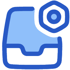 Inbox Setting Bolt Nut Icon from Plump Duo Set