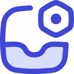 Inbox Setting Bolt Nut Icon from Flex Duo Set