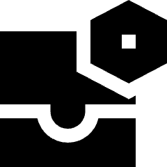 Inbox Setting Bolt Nut Icon from Sharp Solid Set