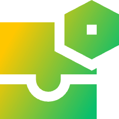 Inbox Setting Bolt Nut Icon from Sharp Gradient Set