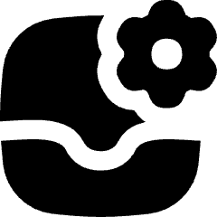 Inbox Setting Gear Icon from Flex Solid Set