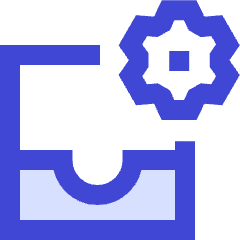 Inbox Setting Gear Icon from Sharp Duo Set