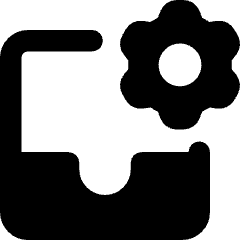 Inbox Setting Gear Icon from Core Remix Set