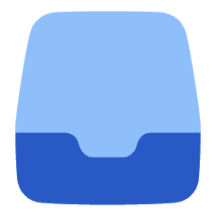 Inbox Solo Icon from Plump Flat Set