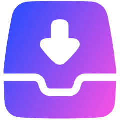 Inbox Tray 1 Icon from Plump Gradient Set