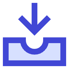 Inbox Tray 1 Icon from Sharp Duo Set