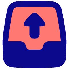 Inbox Tray 2 Icon from Plump Pop Set