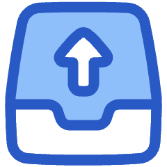 Inbox Tray 2 Icon from Plump Duo Set