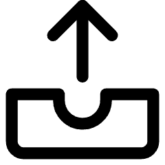 Inbox Tray 2 Icon from Core Line Set