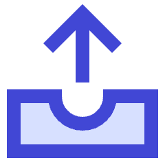 Inbox Tray 2 Icon from Sharp Duo Set