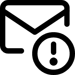 Inbox Warning Icon from Core Line Set