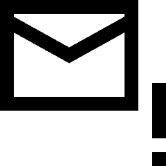 Inbox Warning Icon from Sharp Line Set