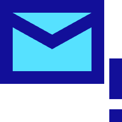 Inbox Warning Icon from Sharp Pop Set