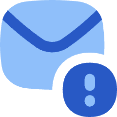 Inbox Warning Icon from Flex Flat Set